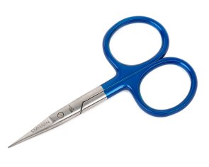 Smhaen Scissors Straight 4" Tungsten Fine Blue