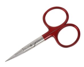 Smhaen Scissors Straight 4" Tungsten Red